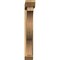 Ekena Millwork Funston Slat Rough Sawn Bracket w/ Offset Brace, Western Red Cedar, 6"W x 36"D x 40"H BKT0604X36X40FST06RWR - alternate 2